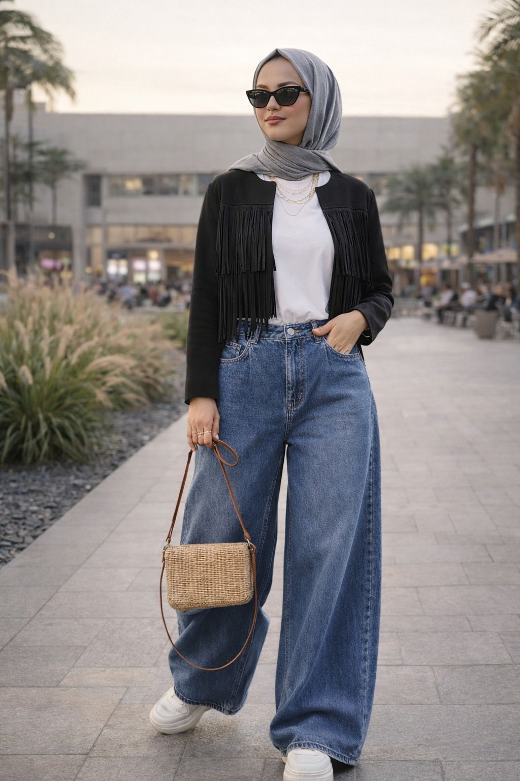 Black Suede fringe jacket